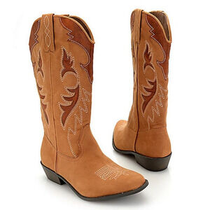 NEW Coconuts by Matisse Western cowboy boots bandit brown cognac size 7.5